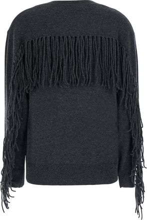 P.A.R.O.S.H. Womens Sweater Cashmere Grey Tops Top