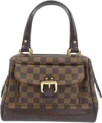 Louis Vuitton Pre-owned Handbags, female, Brown, Size: ONE SIZE Pre-owned Knightsbridge Damier Bag