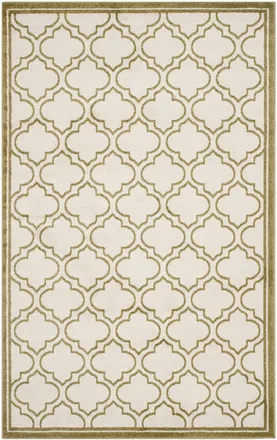 Safavieh Alfombra beige/verde 122 x 183 cm