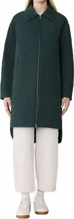 Soia & Kyo Laleh-L Duvet Down Coat In Midnight Forest