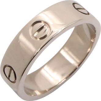 Cartier Silver White Gold (18K) Band Ring (Pre-Owned)