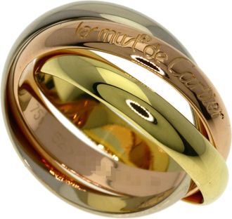 Cartier Trinity Yellow Gold (18K) Pink Gold (18K) White Gold (18K) Band Ring (Pre-Owned)
