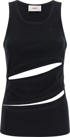 Coperni Black Spiral tank top