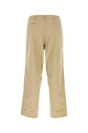 Nanam&iacute;ca Mens Beige Cotton Blend Pant Khaki Polyester Pantaloni Trousers