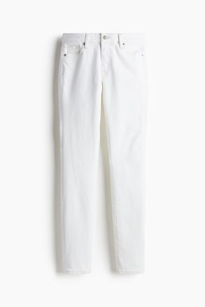 H&M Skinny Regular Ankle Jeans - Weiss