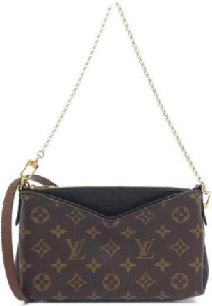 Louis Vuitton Pre-owned Vintage Mini Tas - Dames - Vintage Mini Tas - Bruin - ONE Size - Vintage