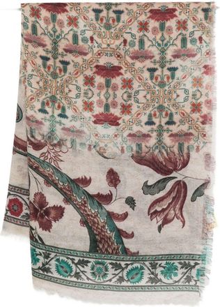 Pierre-Louis Mascia Printed Cashmere Scarf
