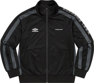 SUPREME x Umbro Snap Sleeve Jacket Black White SUP-SS23-221