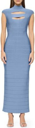 Hérve Léger Bandage Gown in True Blue at Nordstrom Rack, Size Xx-Small