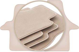 OEM Alfombrillas Premium Beige Para: Volkswagen Transporter T5 Multivan Furgoneta 2005-2015