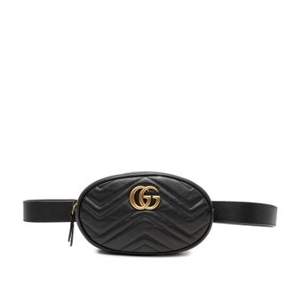 Gucci Pre-owned Gucci GG Marmont Matelasse Leather Belt Bag Ladies WKHDO9KMFCWO4YWQ