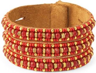Deepa Gurnani Inana Bracelet in Red at Nordstrom