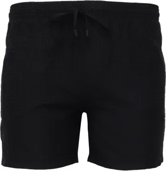 Balmain Drawstring Shorts in Black Polyester