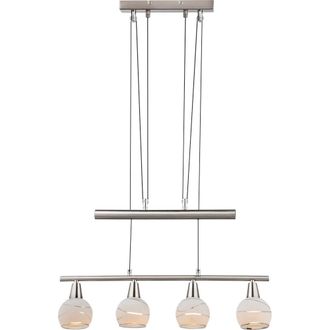 Globo Lighting L&aacute;mpara Colgante - Elliott - N&iacute;quel - Metal - Gran - Globo