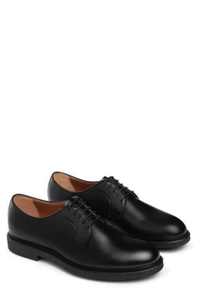 Nero Giardini Plain Toe Derby in Black at Nordstrom, Size 10-10.5Us