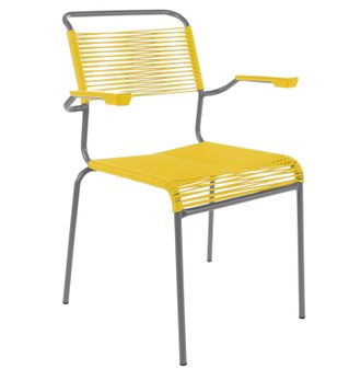 Schubiger M&ouml;bel Spaghetti-Stuhl S&auml;ntis mit Armlehnen