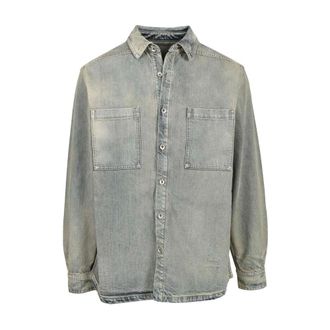 Rick Owens Jumbo Outershirt - male - Rick Owens - Denim Jackets - Blue - S - Jackets