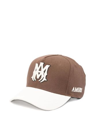 Amiri embroidered-logo baseball cap - Brown