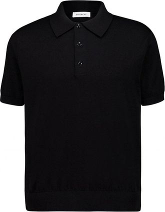 Givenchy KNITTED POLO SHIRT Size: XL, colour: BLACK