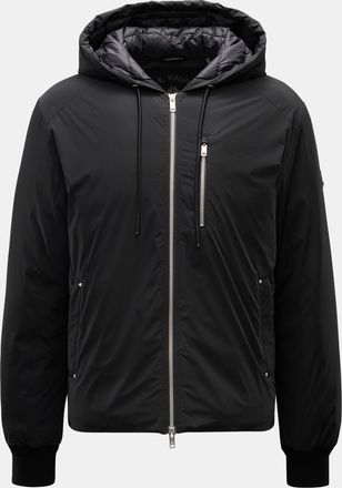 Moose Knuckles Men - Daunenjacke Northdale Hoodie schwarz