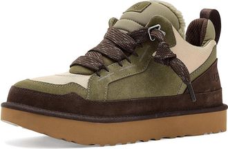 UGG Lowmel Mens Lace-up Boots Burnt Olive/Mustard Seed : 14 D - Medium, Suede/Textile