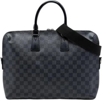 Louis Vuitton Pre-owned Handbags, female, Black, Size: ONE SIZE Pre-owned Porte Documents Jour