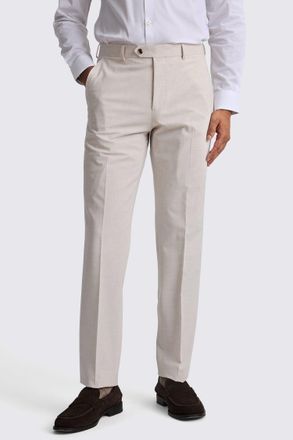 Moss Tailored Light Neutral Trousers