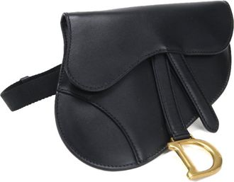 Dior Black Leather Sling Bag (Pre-Owned)