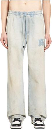 Amiri Straight Fit Jeans, male, Blue, M, Relaxed Baggy Jeans