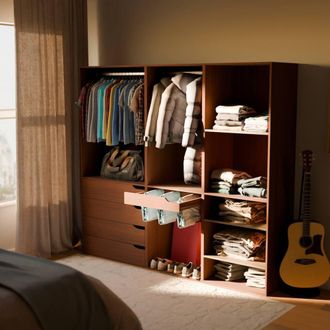 Sweeek Modular Dressing Kit With 3 Elements in Walnut