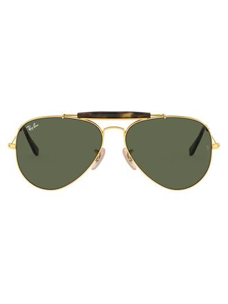 Ray-Ban Outdoorsman ll Aviator-frame sunglasses - men - Metal - One Size - Gold