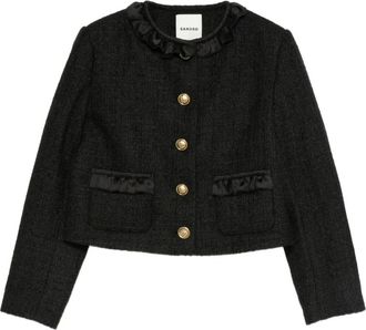 Sandro Blazer con ruches - Nero