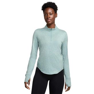 Nike Swift hardloopshirt met kwartrits voor dames (Cannon Heather)