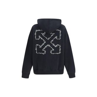Off-white Mens Black Cotton Sweatshirt Clothing