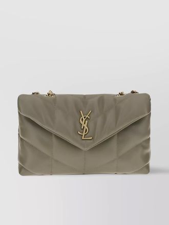 Saint Laurent quilted lambskin leather shoulder bag