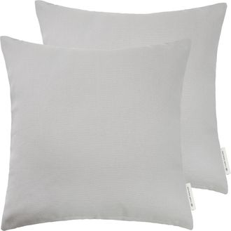 Tom Tailor Dekokissen »Dove« unifarben, Kissenhüllen ohne Füllung, 2er Pack