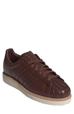 adidas Gender Inclusive Superstar Lux Sneaker in Brown/Brown/Warm Sandstone at Nordstrom, Size 10.5 Womens