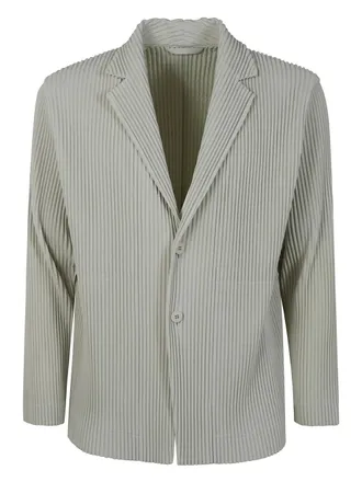 Homme Plissé Issey Miyake pleated blazer - Grey