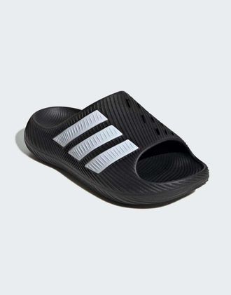 adidas Purechill - Sliders nere core / bianco nuvola-Nero