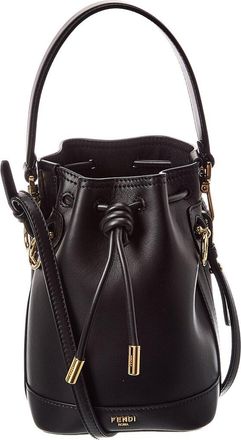 Fendi Fendi Mon Tresor Mini Leather Bucket Bag