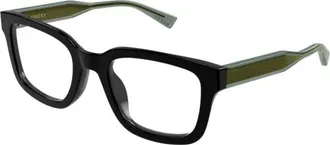 Gucci Glasses, male, Black, Size: 52 MM Eyeglasses