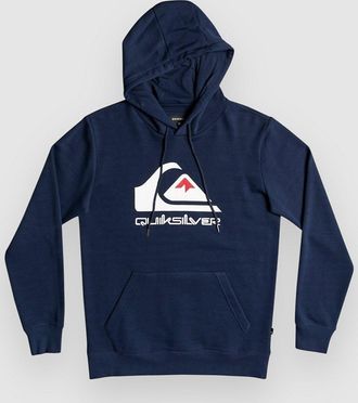 Quiksilver Big Logo Hoodie blau