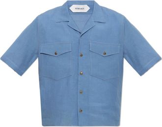 Versace Hombre, Camisas, Azul, Talla: 2XL
