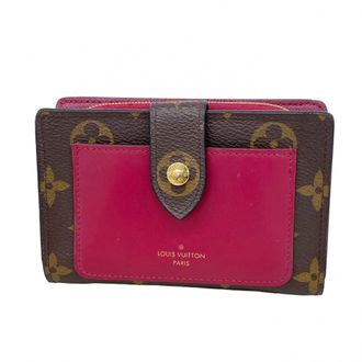 Louis Vuitton Brown Fuchsia Wallet (Bi-Fold) (Pre-Owned)