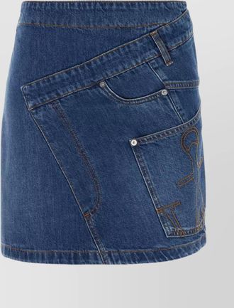 J.W.Anderson mini skirt with asymmetric design and pockets
