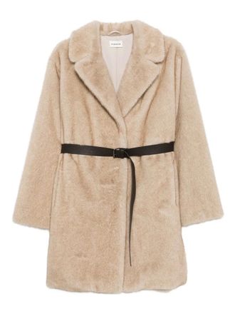 P.A.R.O.S.H. belted coat - women - Polyester/Polyester - M - Neutrals