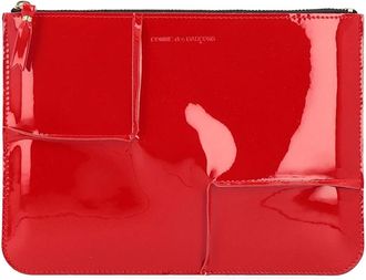Comme Des Gar&ccedil;ons Tassen, Dames, Rood, ONE Size, Stijlvolle Portemonnee met Rits