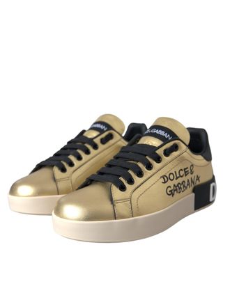 Dolce & Gabbana Portofino Sneaker - Gold