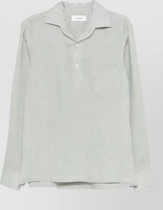 Lardini mens shirt straight cut chest pocket