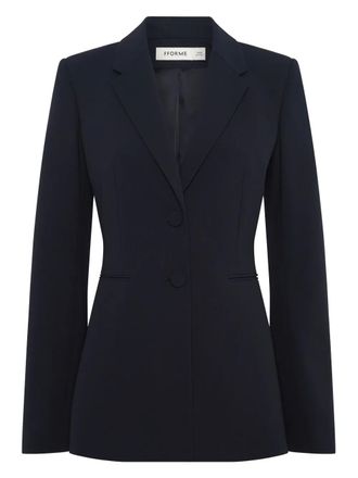 FFORME Bennet blazer - women - Elastane/GOTS Certified Virgin Wool - S - Blue